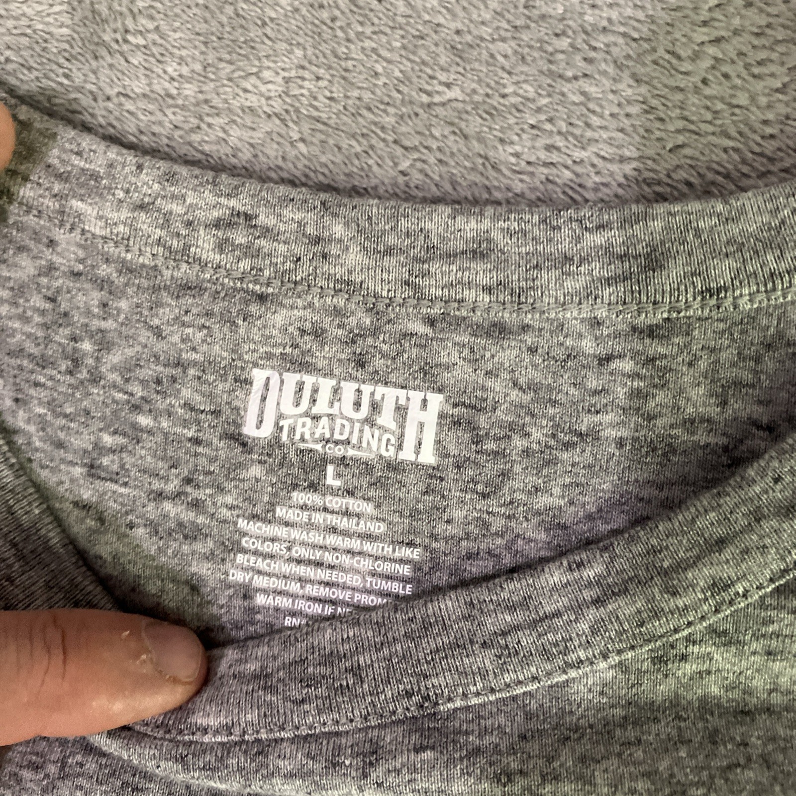 Duluth Trading Mens Muscle Sleeveless T-Shirt Tee Large Heather Gray gallery