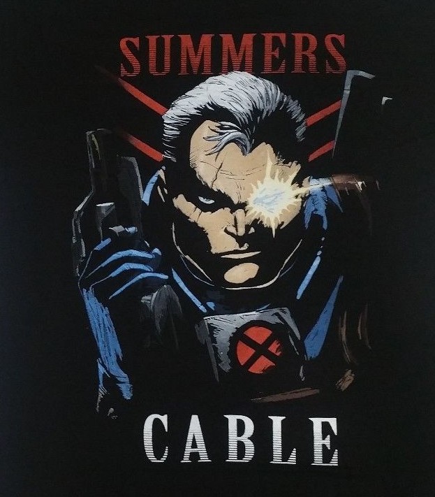 New Marvel Cable Deadpool 2 Comic Cover Mens T-Shirt XS S M L XL 2XL X Force gallery