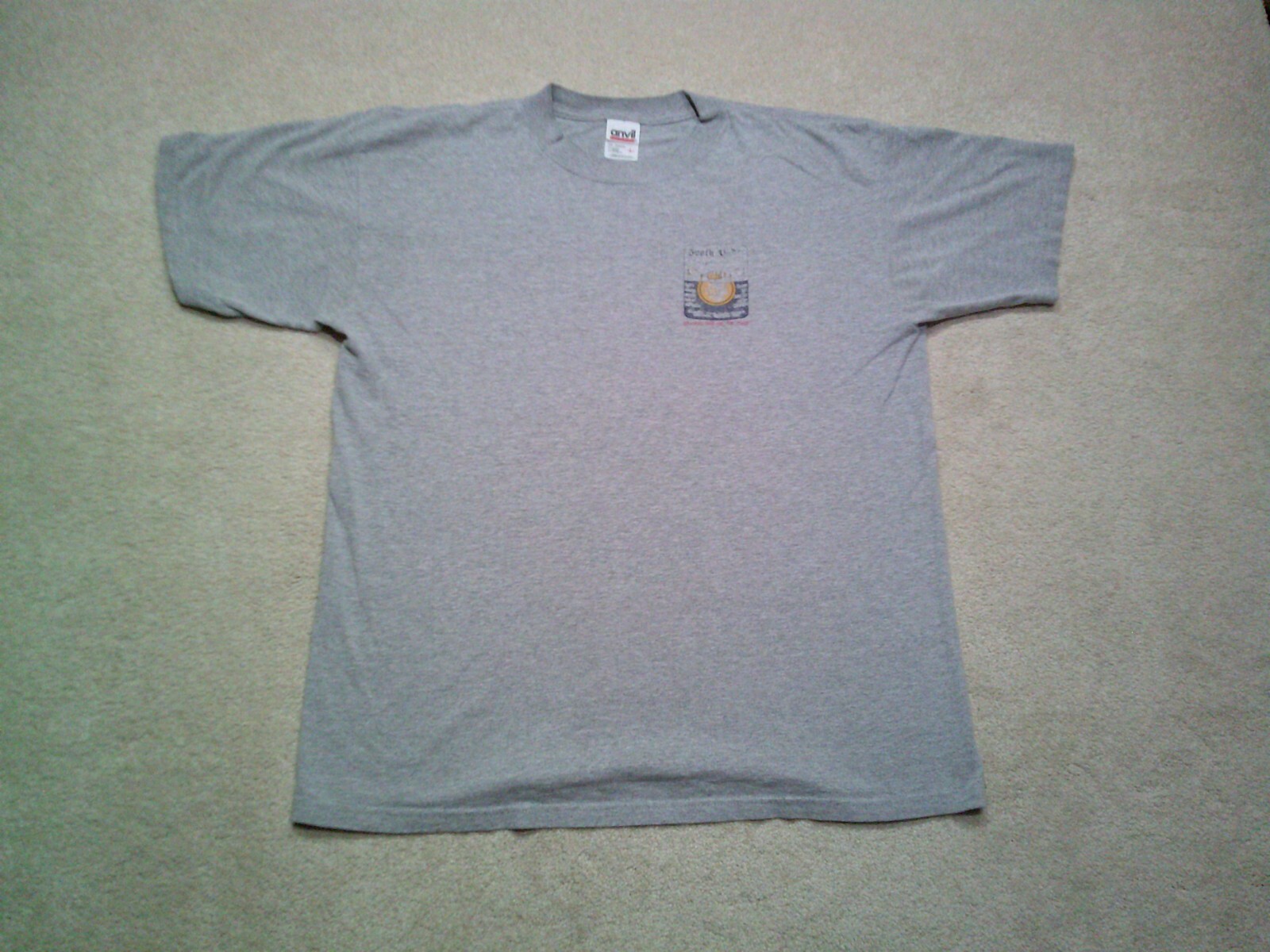 Vintage Spring Break T Shirt Mens Large Gray 2003 Double Sided South Padre gallery