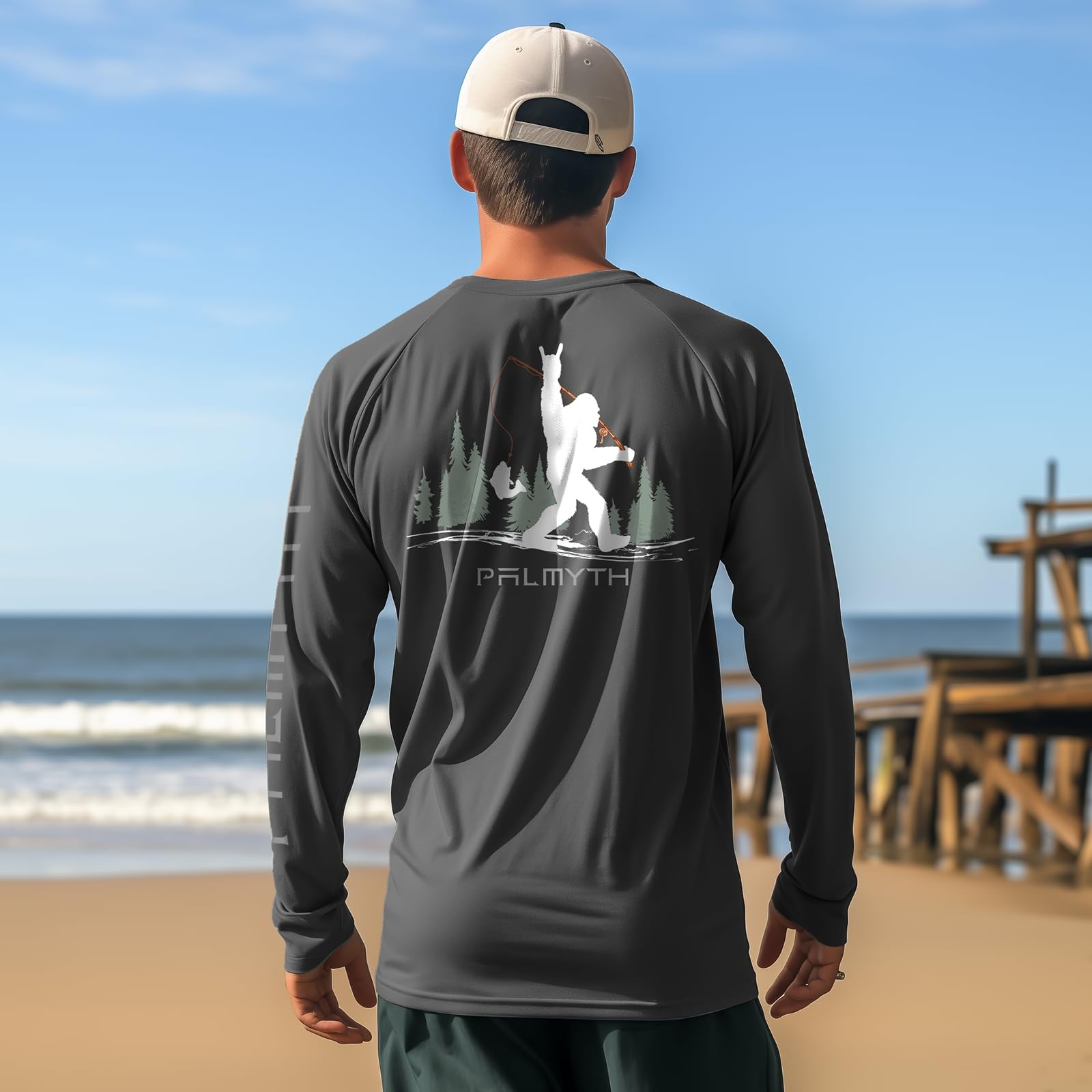 Fishing Shirts for Men Long Sleeve UPF 50+ Sun Protection UV T Shirt Tee gallery