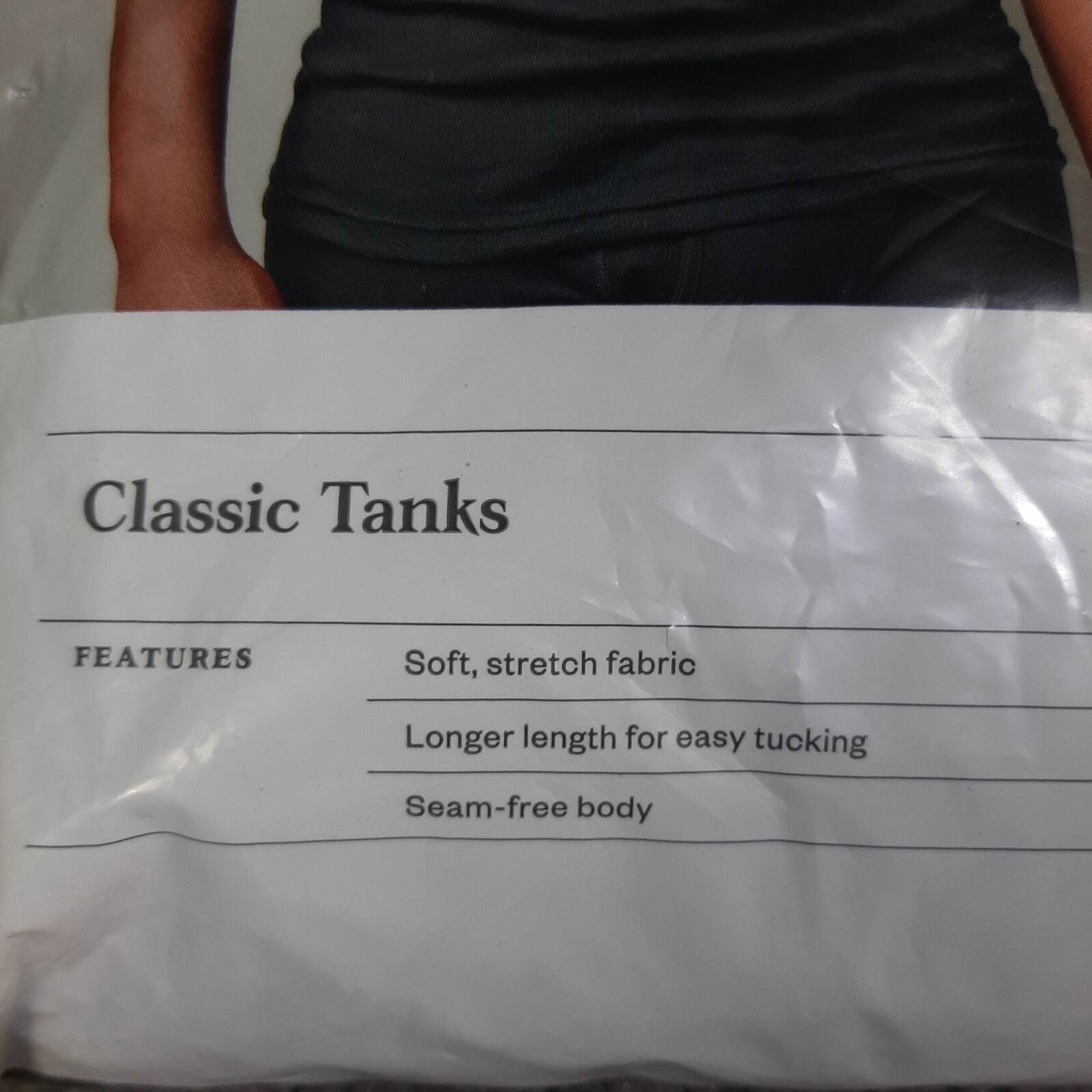 Sleeveless Tanks Men's S 34-36 Classic Black '4 Pack' Goodfellow Soft Stretch gallery