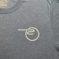 Prana Tshirt Mens Small Blue Mountain Graphic Tee Fair Trade Certified Cotton