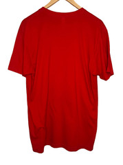 American Apparel Men’s Large Graphic T-Shirt Red Crew Neck Casual