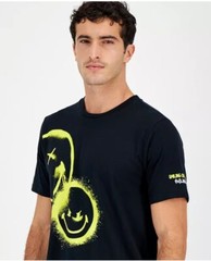 SmileyWorld Men’s Double Face Graphic Short-Sleeve T-Shirt Color Black Size L