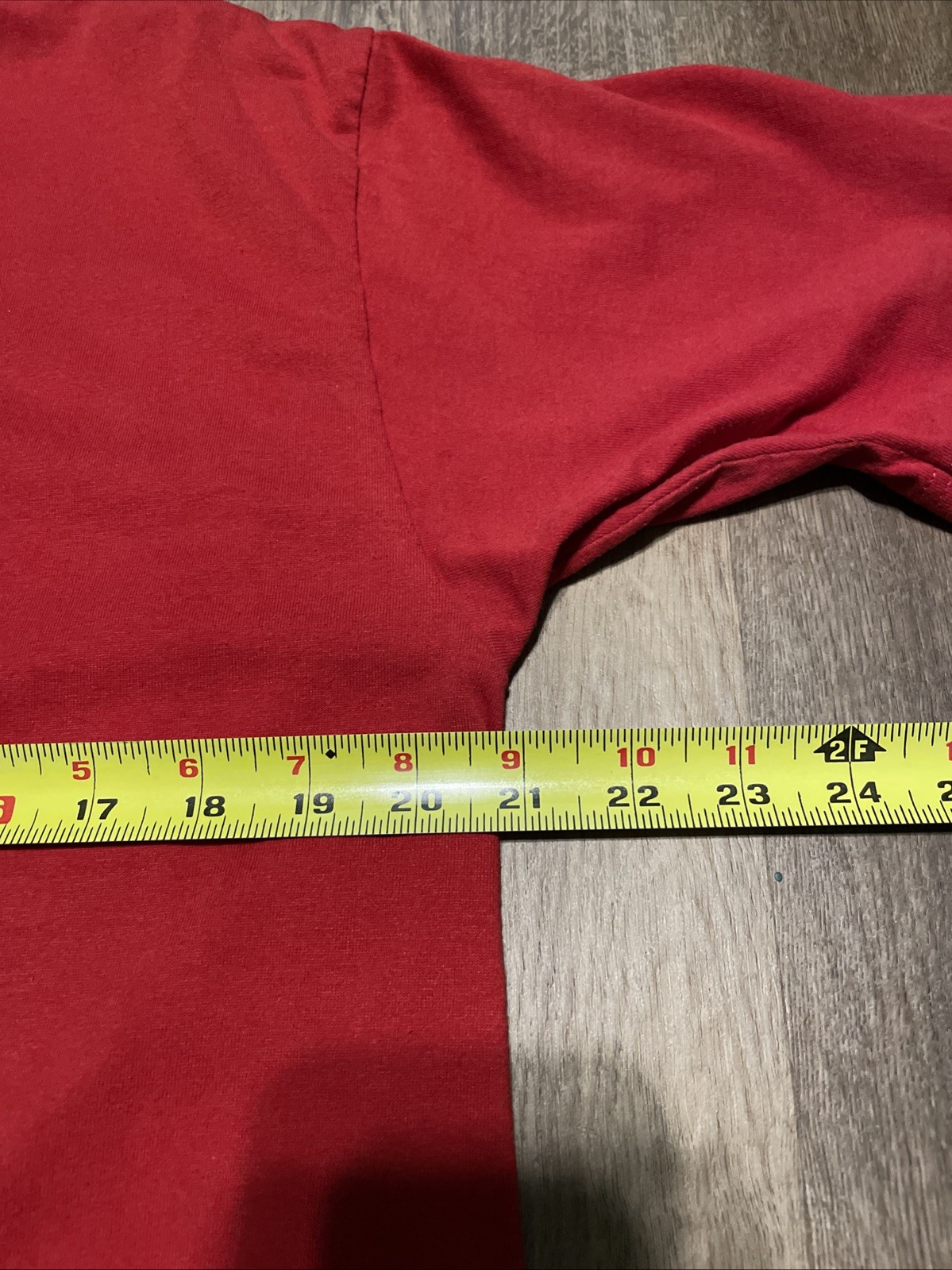 Vintage 90s Jerzees 50/50 Texas Rangers Large Red Shirt Made In USA Baseball MLB gallery