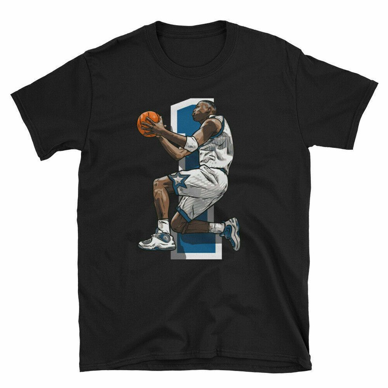 Penny Hardaway Basketball Cotton Black Men All Size T-shirt