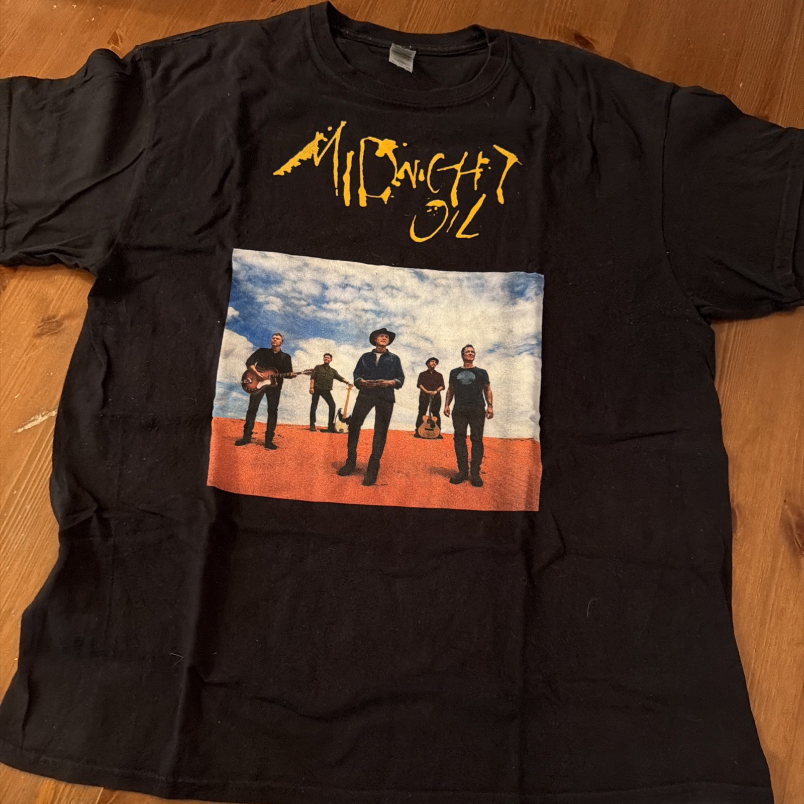 Midnight Oil Shirt On Gilden Tag Size XL, Band, Tour Shirt gallery