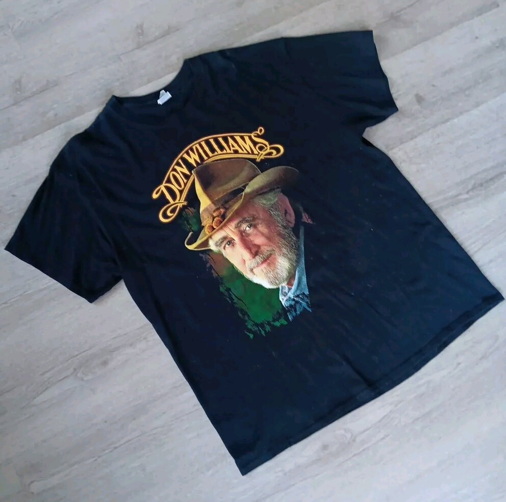 Don Williams Adult T-Shirt Sz XL Short Sleeve Crewneck "The Gentle Giant" Logo gallery