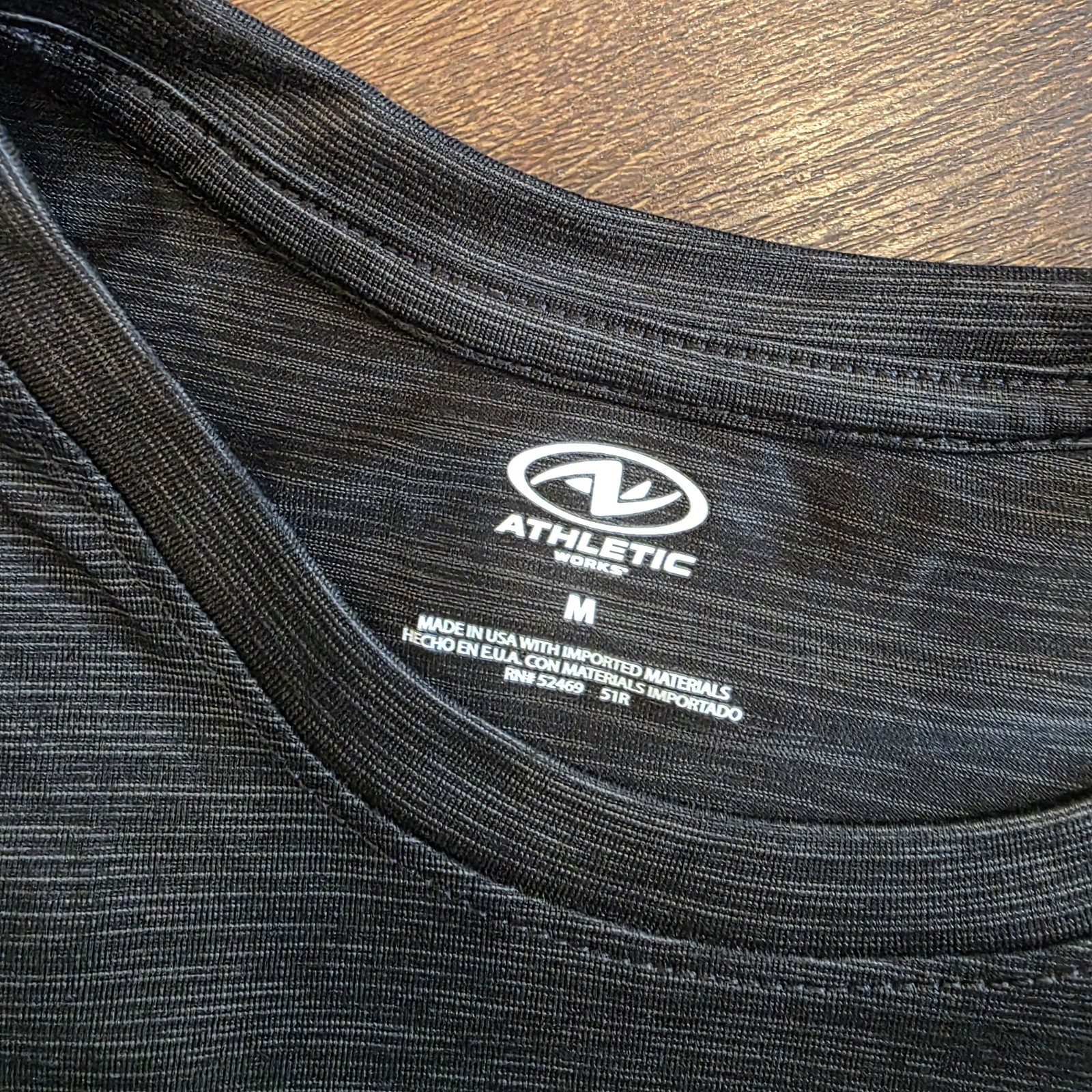 NEW 3pc Mens Black Shirt M Active Short Sleeve Quick Dry Athletic Works DriWorks gallery
