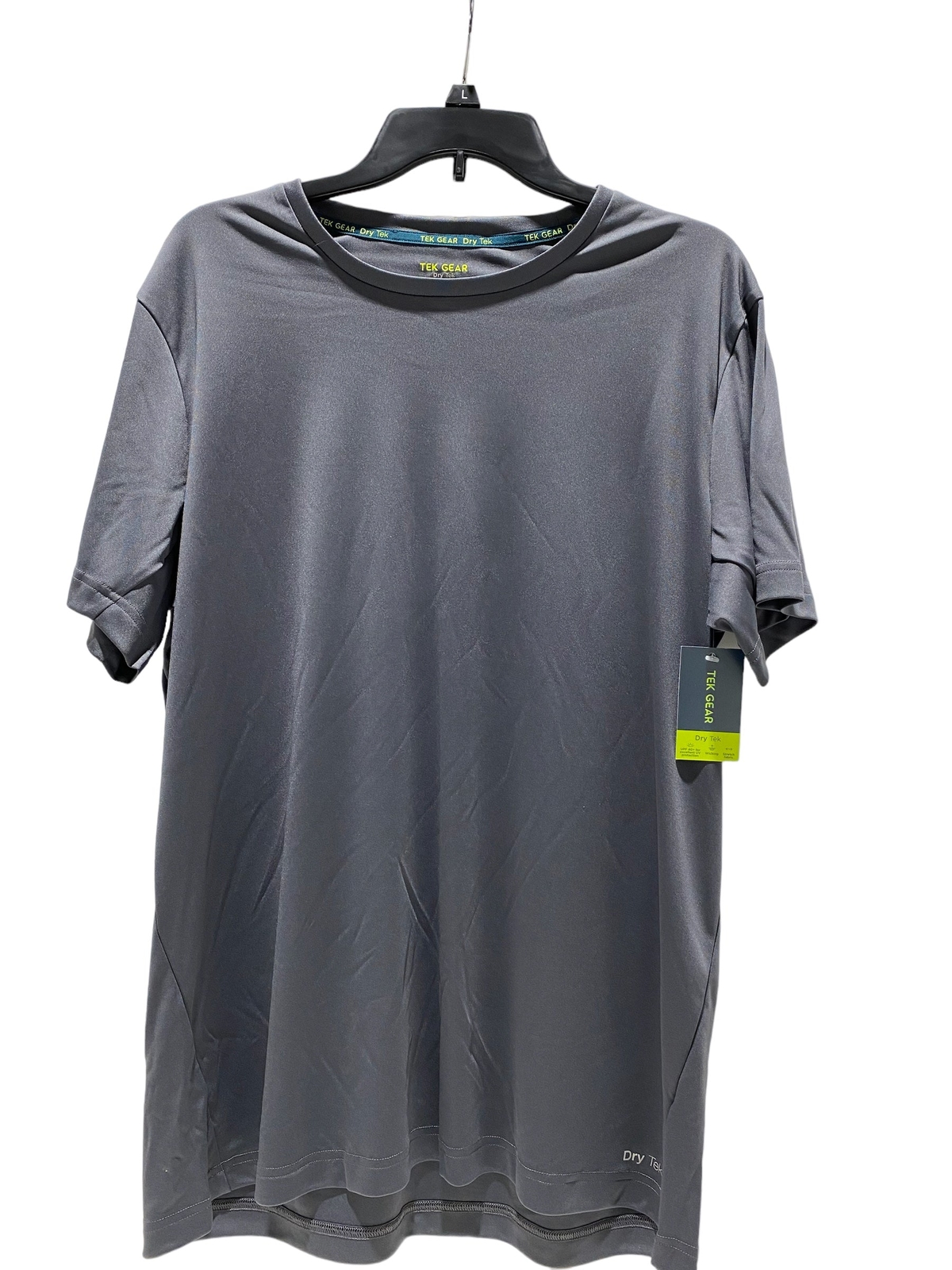TEK GEAR, DRY TEK T-SHIRT, HAWK GREY, MENS SIZE L gallery