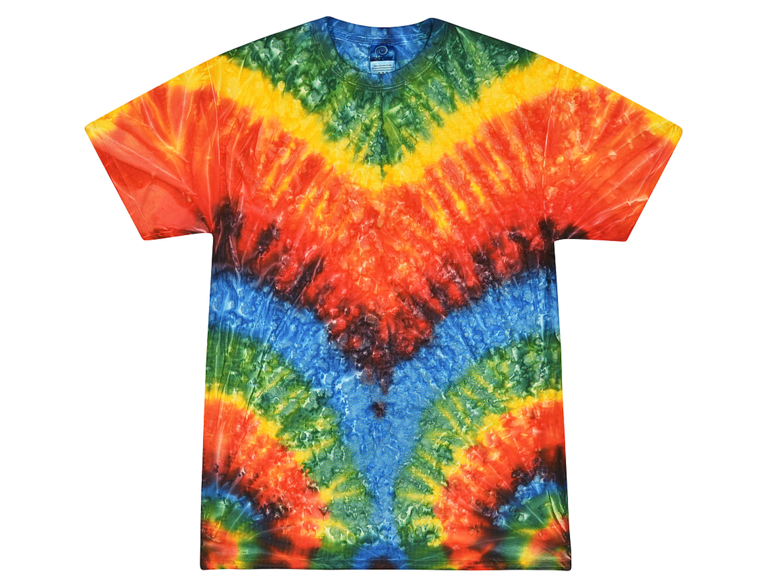 Tie Dye T-Shirts Multi-Color Woodstock Adult & Kids Sizes Cotton Colortone