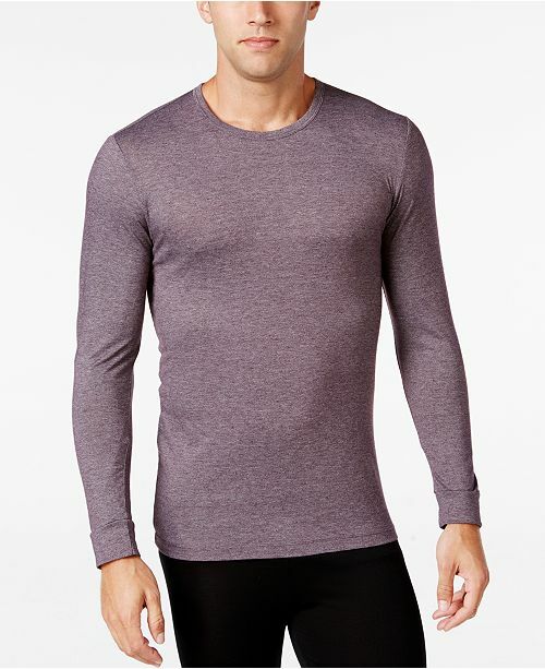 32 DEGREES Heat Burgundy Red Base Layer Long Sleeve Crew Neck Shirt Medium M gallery