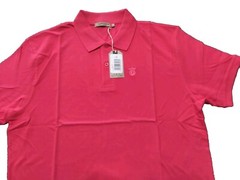 Men’s Solid Color Cotton Short Sleeve Polo Shirt