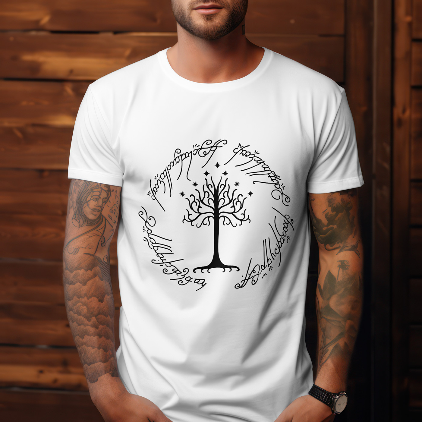 GONDOR TREE LOTR T-Shirt | Lord Of The Rings Tee | Tolkien Gandalf Hobbit Top gallery