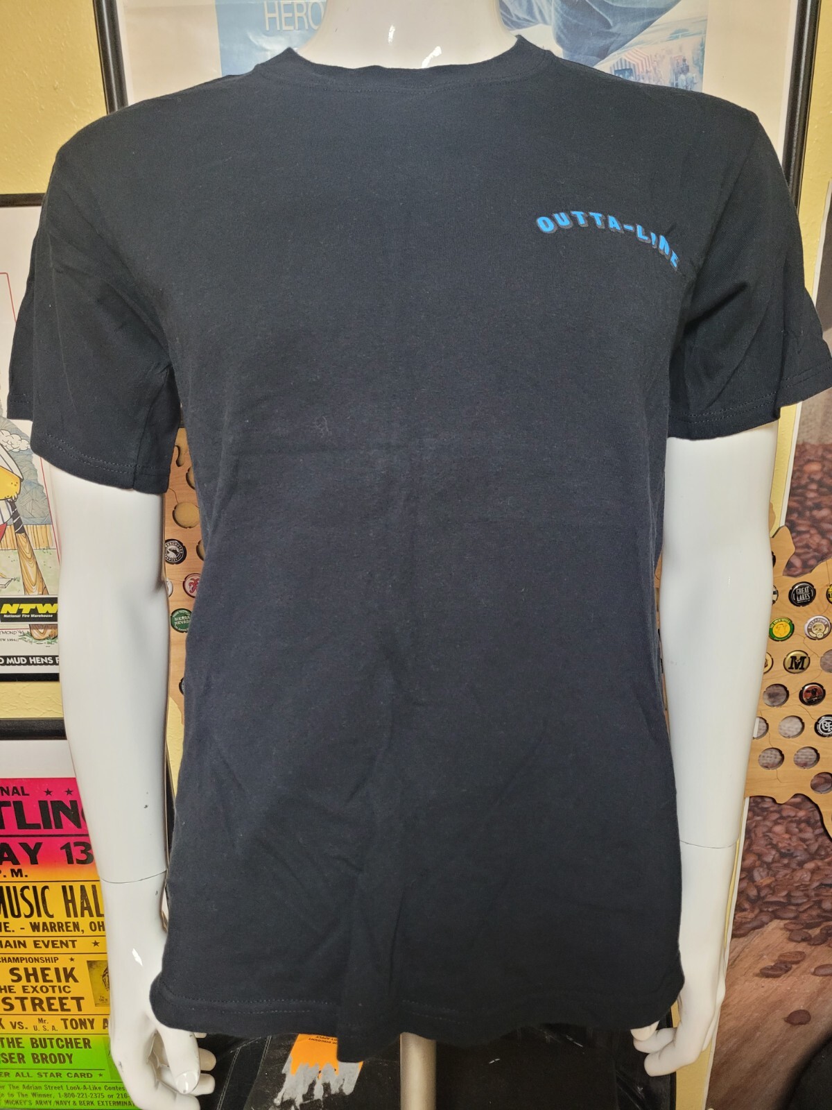 Outta Line Sport Fishing Charters Florida T Shirt Medium Grouper Snapper Tarpon