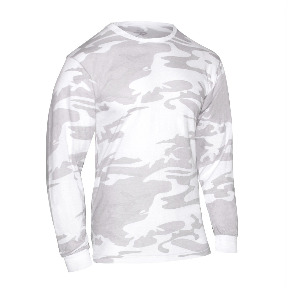 Rothco White Camo Long Sleeve T-Shirt Tactical Military Crew Tee Undershirt gallery