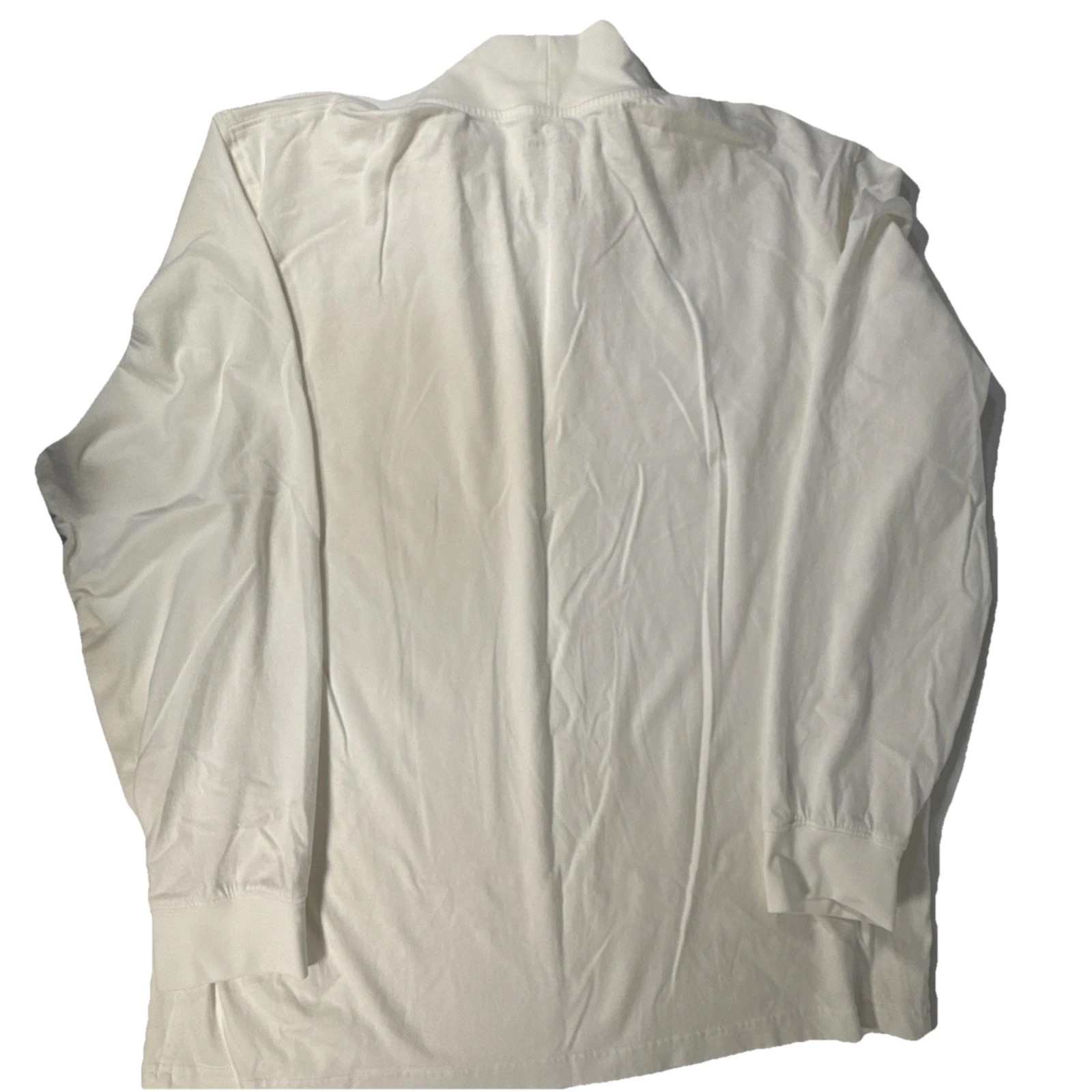 LL Bean Mens Shirt Size Large Tall White High Neck Long Sleeve Classic gallery