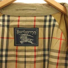 Burberrys Trench Coat Nova Check Lining Vintage Beige Belt Outerwear