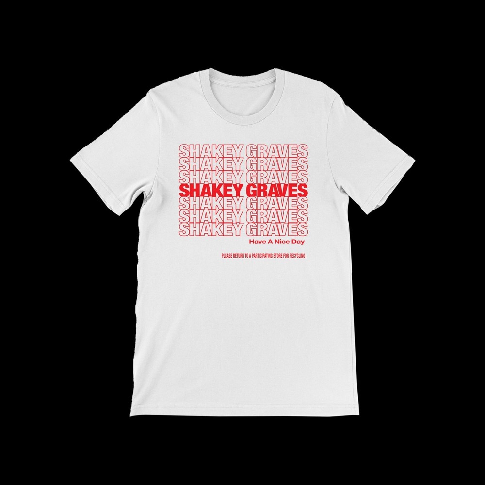 Shakey Graves logo White Color All Size S-5XL Shirt NI1776
