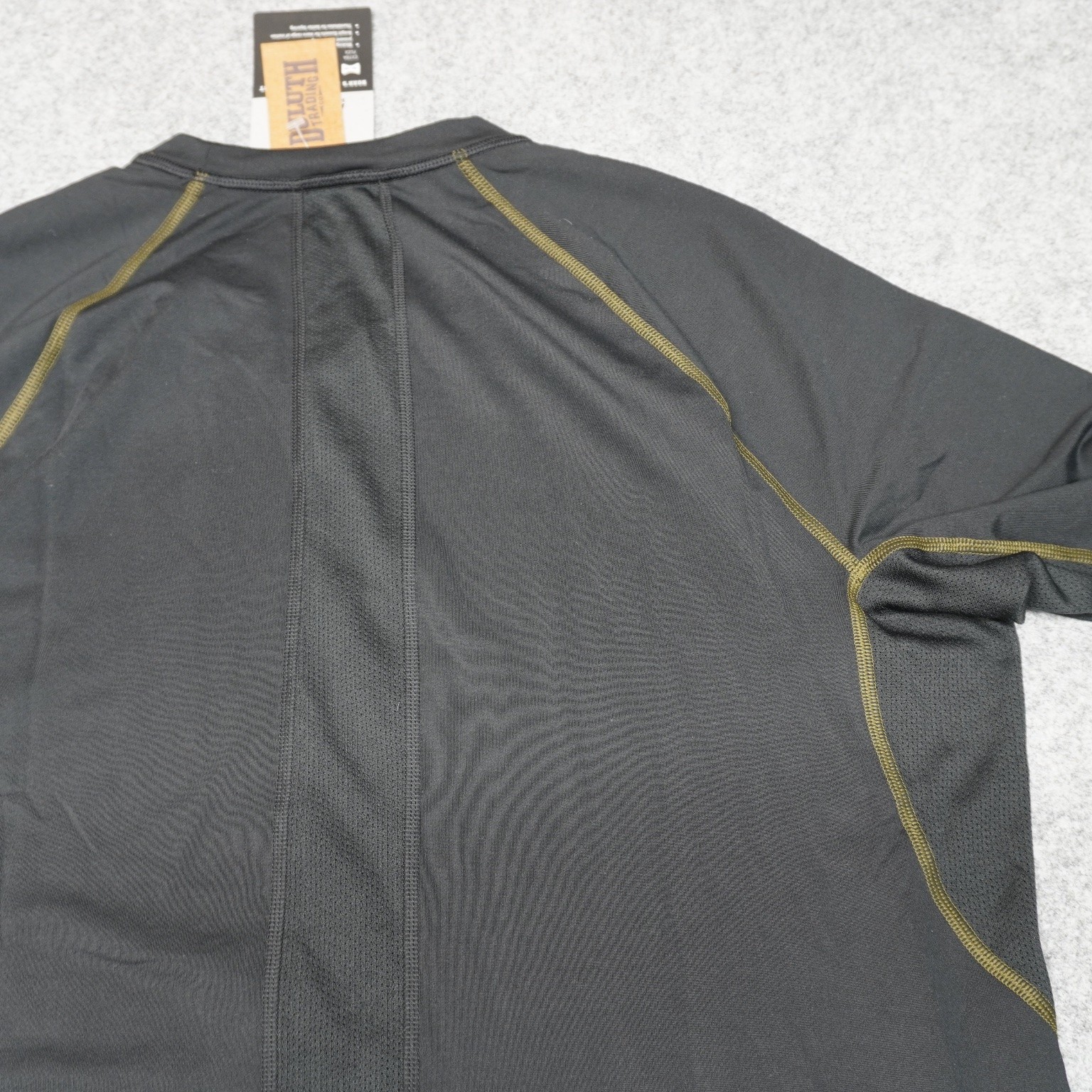 Duluth Trading Co. Alaskan Hardgear Men's L Charcoal Long Sleeve Base Layer New gallery