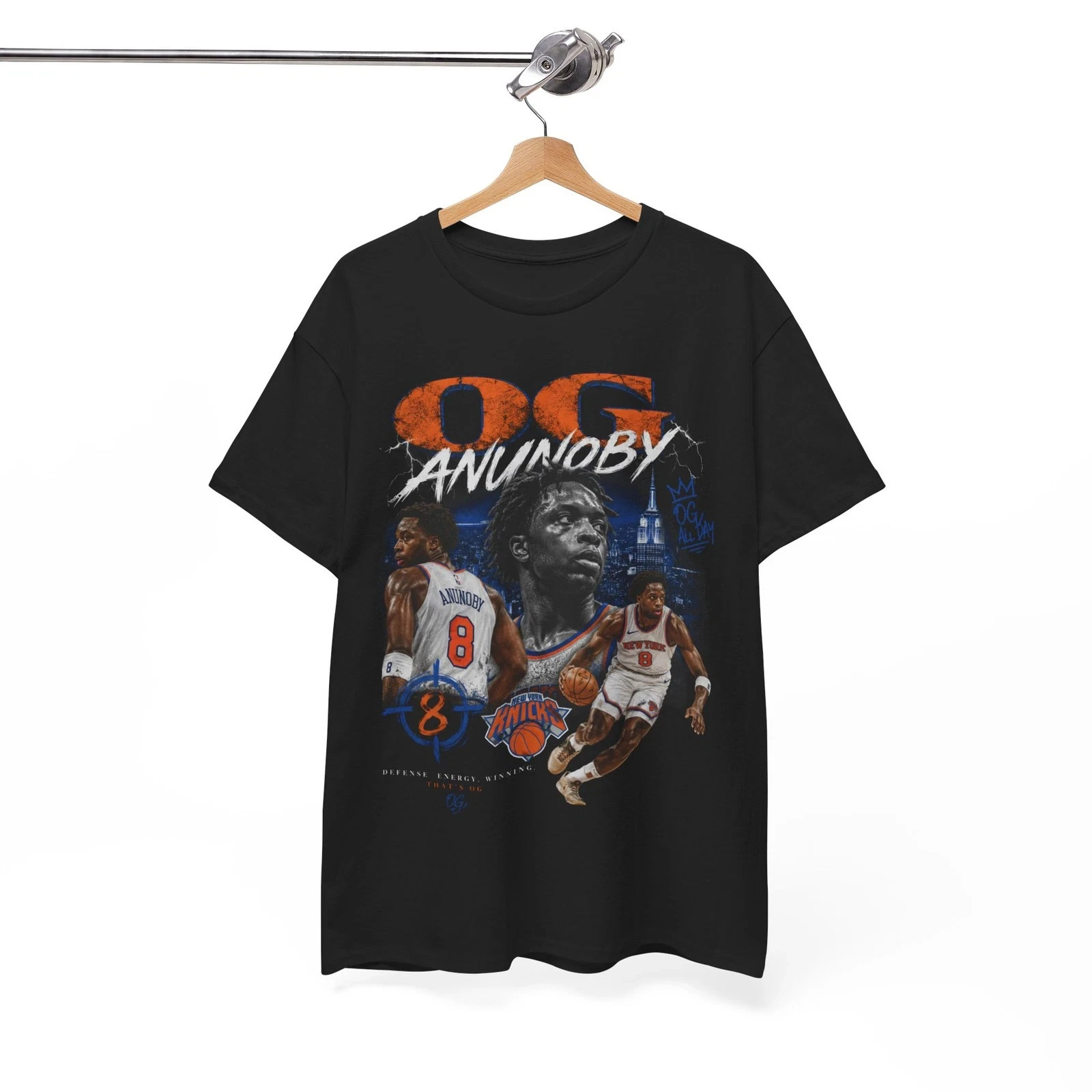 OG ANUNOBY N.Y Knicks T Shirt 2026 Eastern Conference Champions 5 Design For Fan gallery