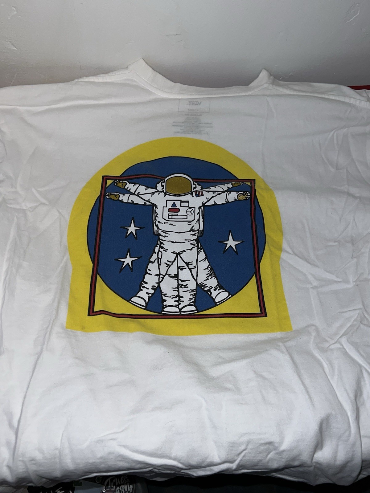 VANS x NASA Space Voyager Men’s T-Shirt White Long Sleeve Adult XL Crew Neck