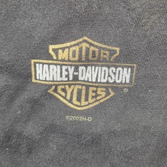 Vintage Harley-Davidson Wolf Graphic T-Shirt Holoubek Men’s 2XL Black 1997/2002