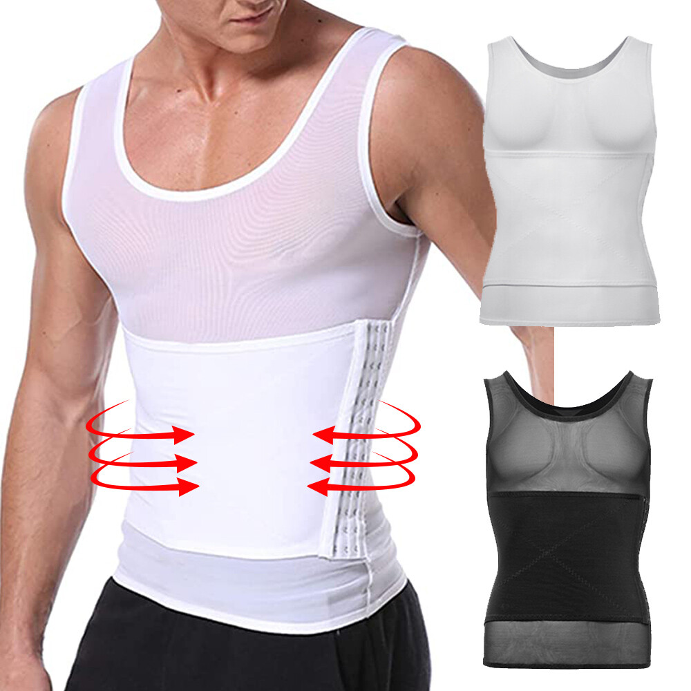 Fajas Para Hombres Faja Reductora De Hombre Men Shapewear Tummy Control T-shirt gallery