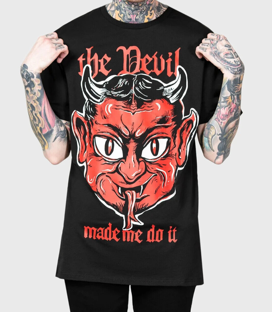 Killstar Devil Night T-Shirt Goth Grunge Alternative Punk Unisex Rock KSRA008341 gallery