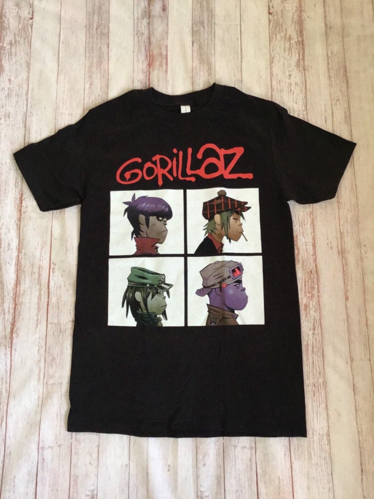 NEW- GORILLAZ - COLLAGE LOGO -T-SHIRT gallery
