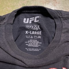 XL Jon Bones Jones UFC Fighting MMA Boxing Black Shirt GOAT Streetwear