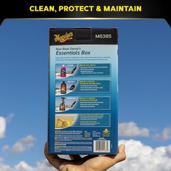 Meguiars Boat Cleaning Kit Marine Wash Wax Detailer Accessories Included