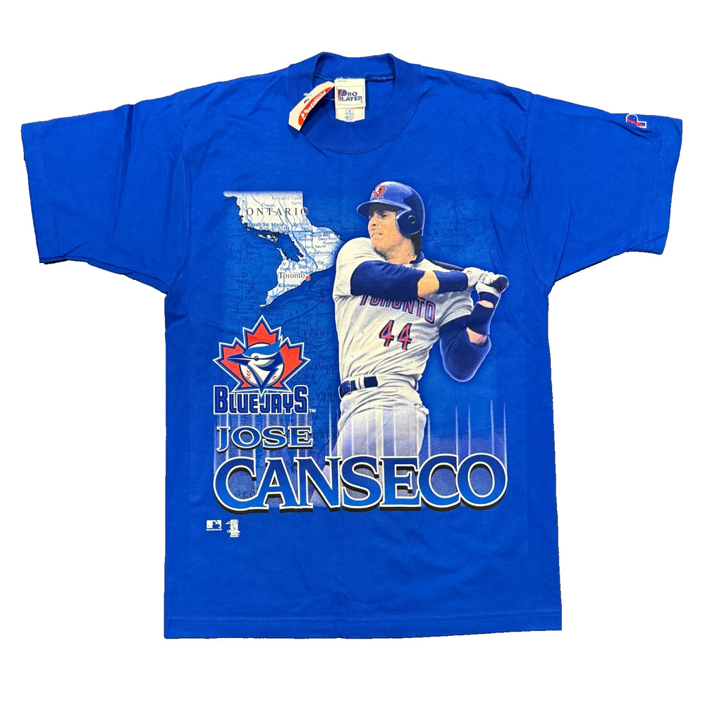 1998 Vintage Pro Player Jose Canseco Toronto Blue Jays T-Shirt Men’s Medium New