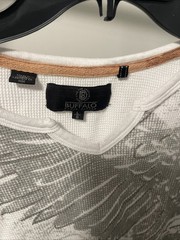 Y2K Buffalo David Bitton White Thermal Long Sleeve