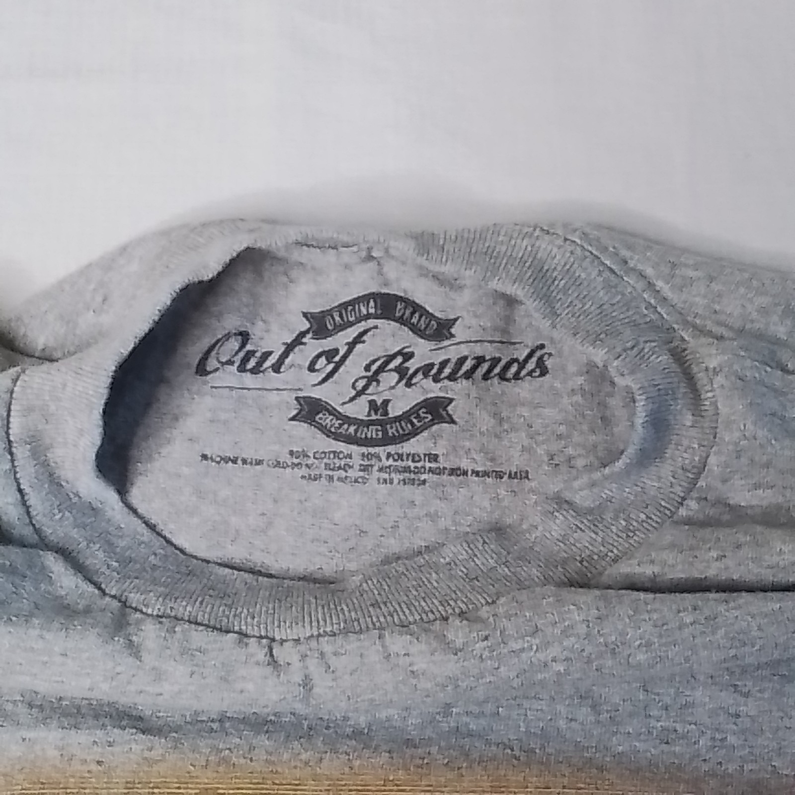 ​Modern VTG Out of Bounds Graphic Tee Medium Gray Original Hot Rods Classic Car gallery