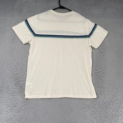Marine Layer Shirt Mens Medium White Stripe Crewneck Tee Soft Lightweight
