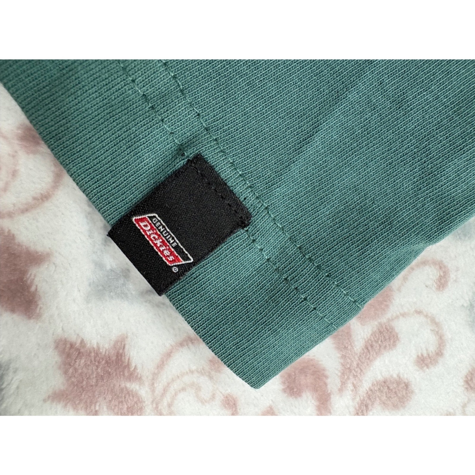 Genuine Dickies Mens Green Cotton Short Sleeve Pocket T-Shirt Size M RN20697 gallery
