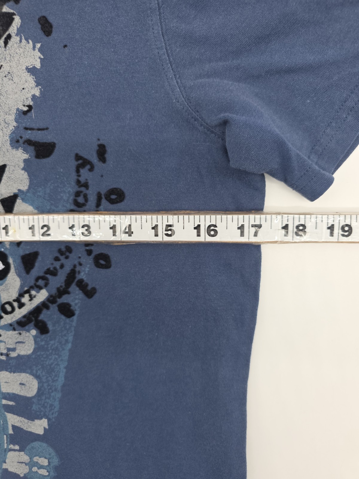 Express T-Shirt Men XS Graphic Blue Tee.#46813 gallery