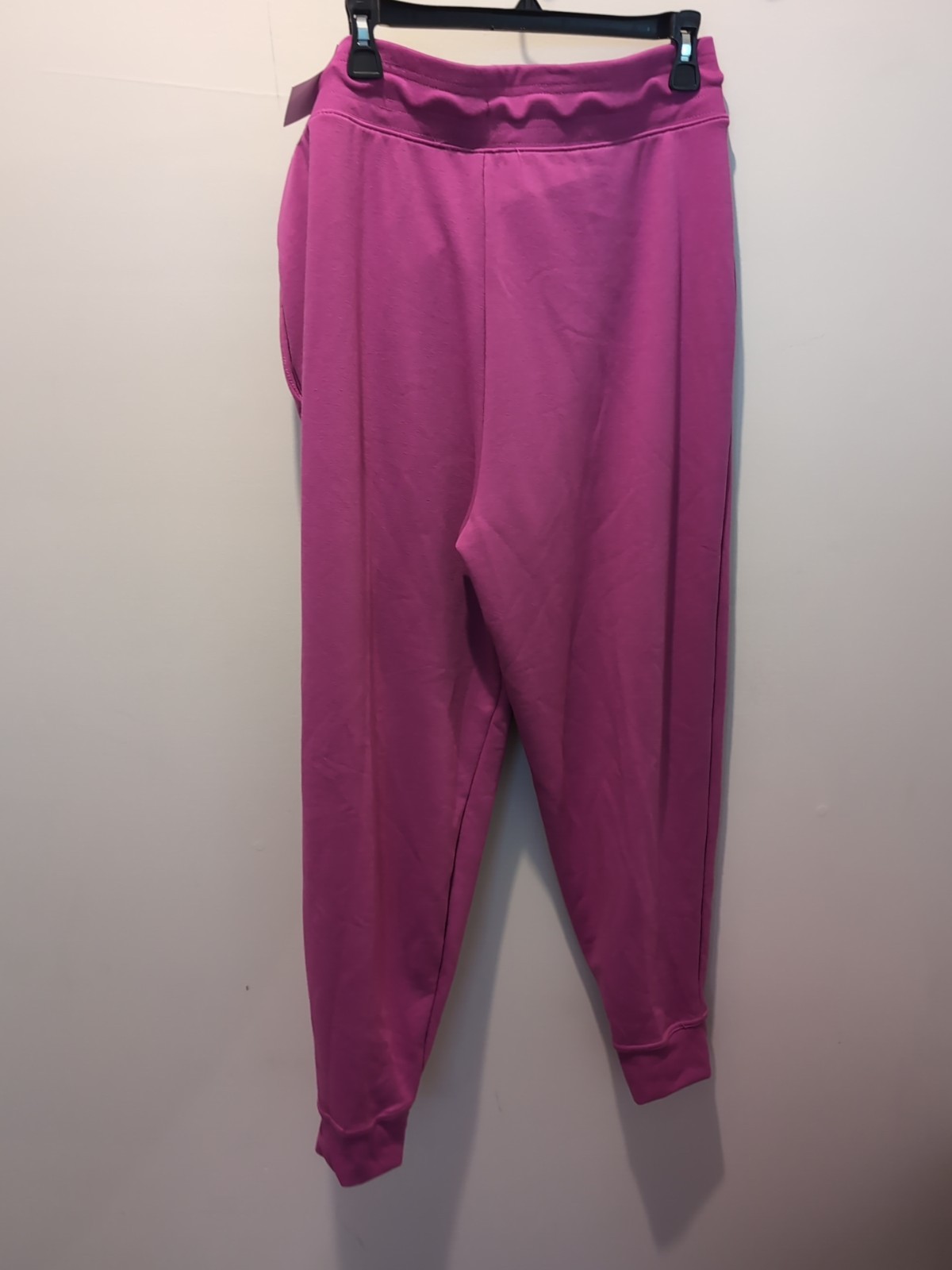 -NEW- Nike Women’s Large Plain Pink Sweatpants FB5434-518 Dri-Fit High Waist gallery