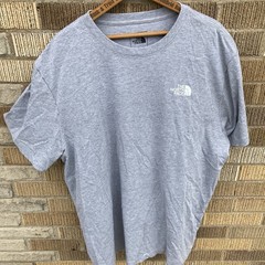 The North Face Mens XL Evolution Box NSE Short Slv Tee T-shirt Pale Grey Heather