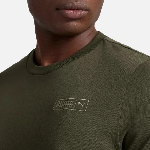 Puma Men's Logo Active Tee Shirt Stretch Green Size M- 1865556 - No Tag gallery
