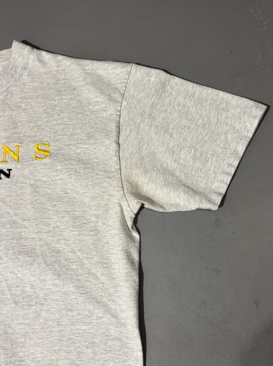 Vintage 90s Boston Bruins NHL Embroidered t Shirt Gray Size Large Hockey gallery