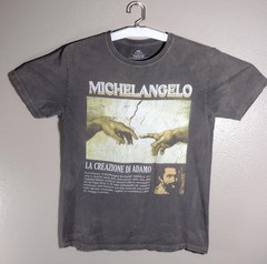 Michelangelo graphic T-Shirt size medium vintage basquiat Classic Art