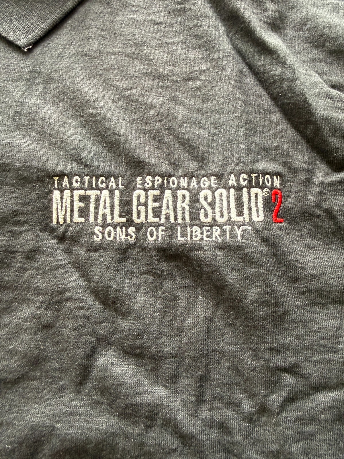 Extremely Rare Metal Gear Solid 2 Promotional Employee Polo Shirt 2001 gallery