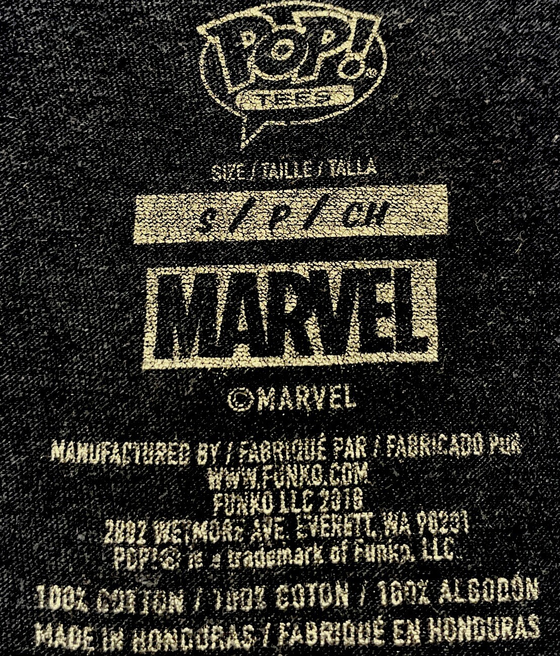 Marvel VENOM T-Shirt/ Men’s (XS) Blue POP TEES 100% Cotton SEE FULL DESCRIPTION gallery