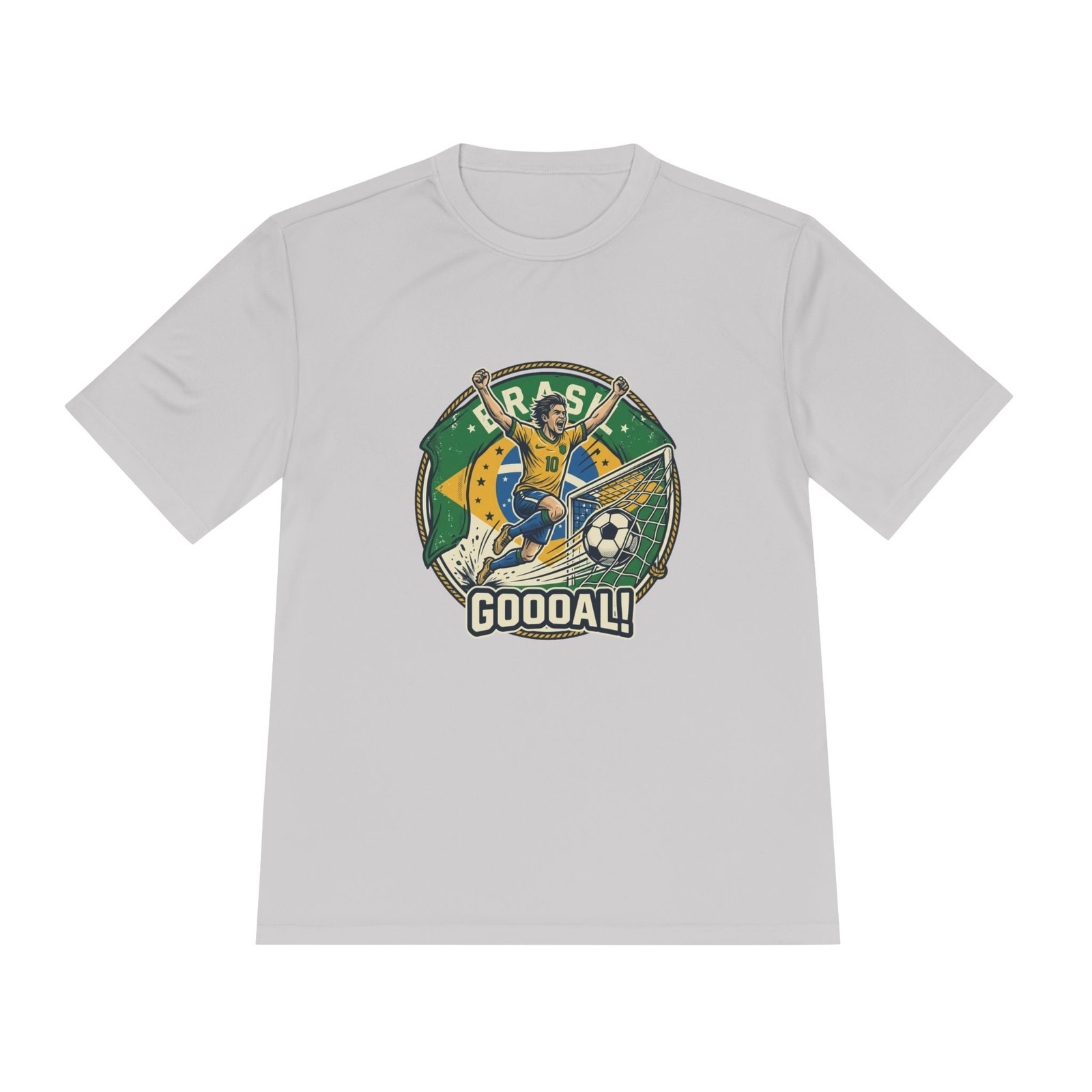 Unisex Moisture Wicking Tee/Brasil /Gool