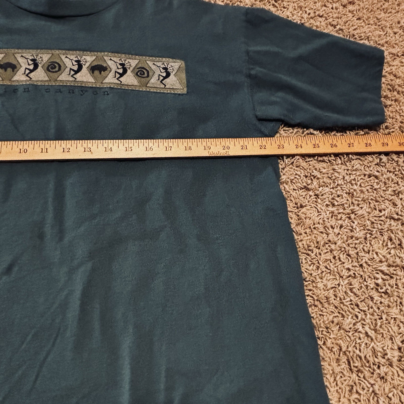 Eco Mountain Shirt Mens XL Zion Canyon Green Graphic Casual Kokopelli Vintage gallery