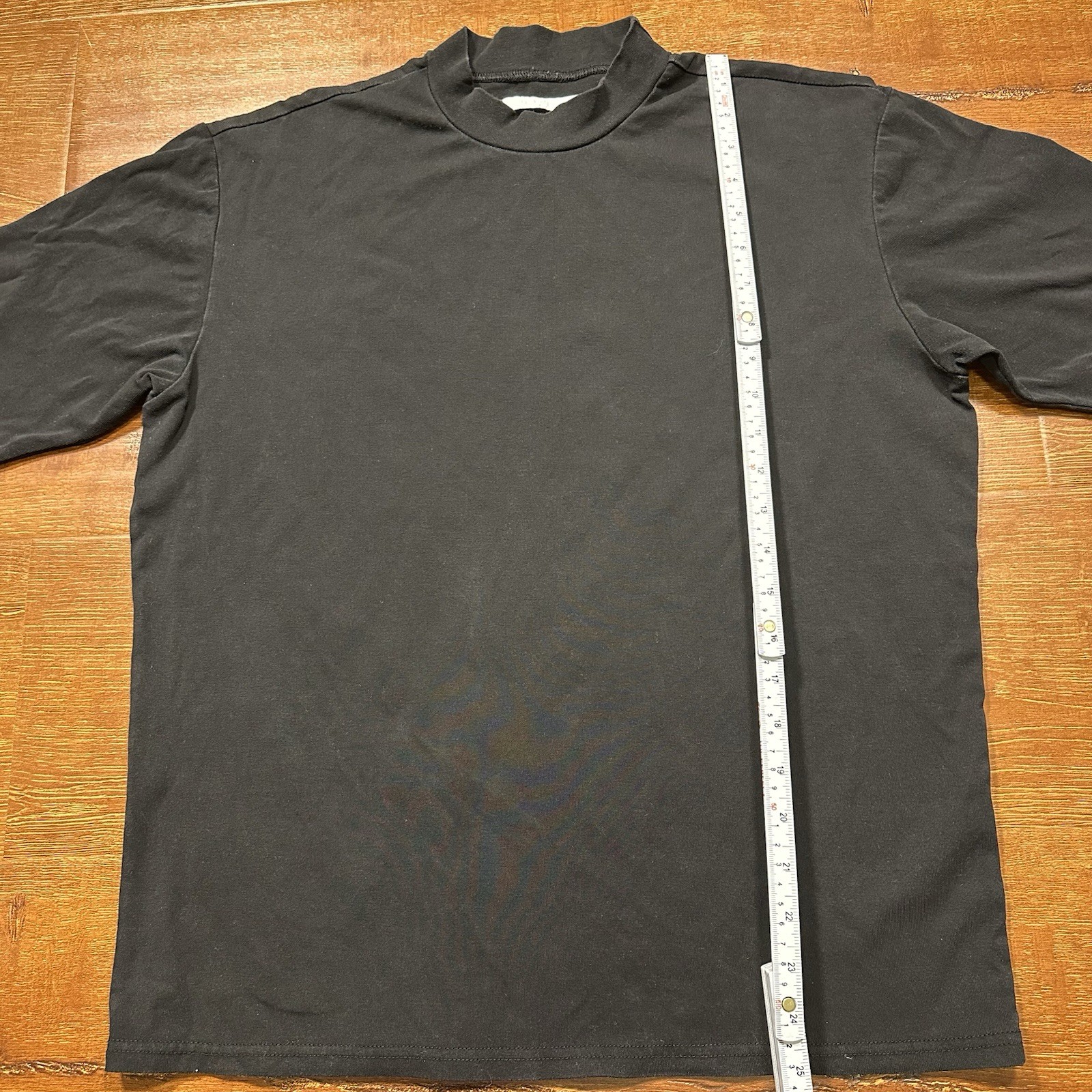 Chaorenbang T Shirt Mens L Black Short Sleeve Minimal Designer High Collar City gallery