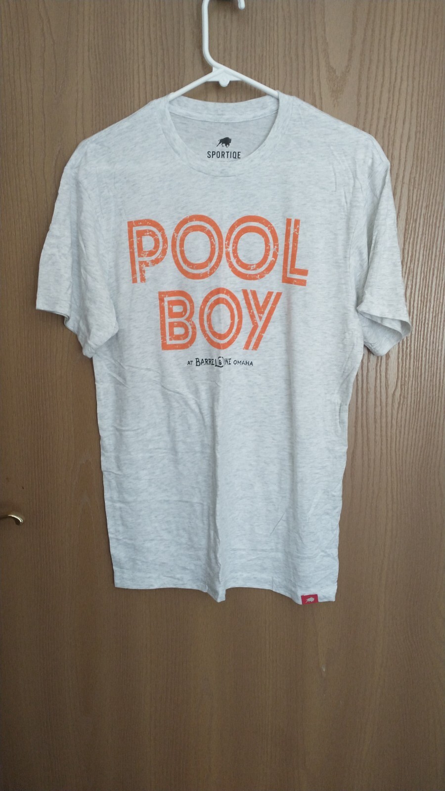 NWOT Lightweight Crewneck Small Lt Gray/Heather Pool Boy SS Sportiqe T-shirt gallery