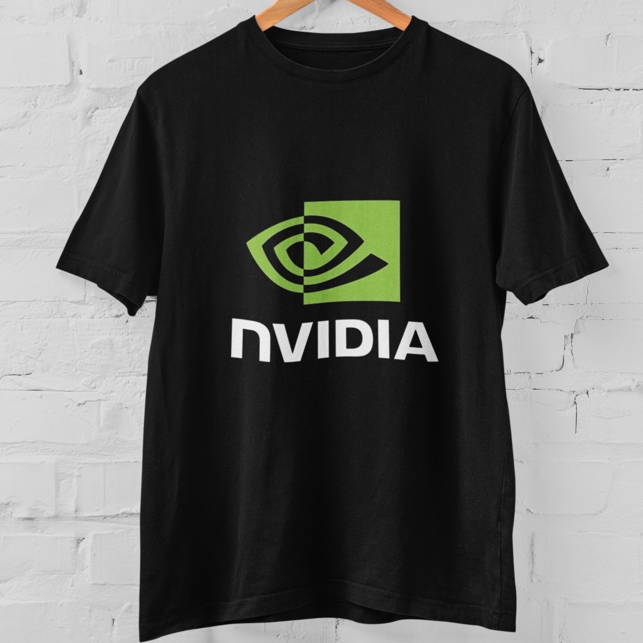 NVIDIA Logo T Shirt Unisex Graphic Tee Casual Short Sleeve Top Men Women gallery